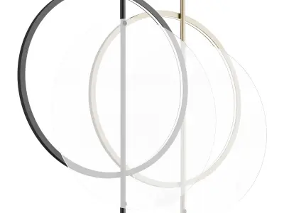 Pendant lamp MID glass 3D model