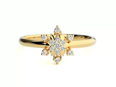Women ring 3D print model 64