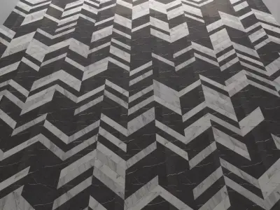 Marble floor 3D model