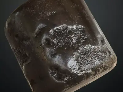 Heavy Pitted Corroded Metal PBR Seamless Texture