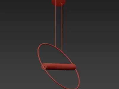 Chandelier pendant light 3D model get