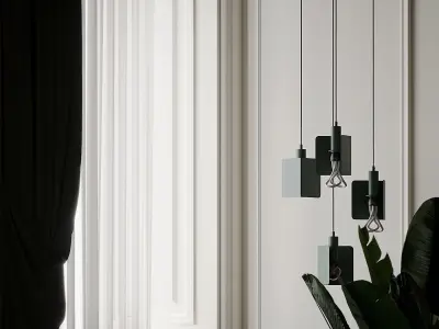 CORNER Lamp Big by FILD 3D model