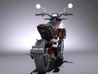 Indian FTR 1200 S 2019 3D model
