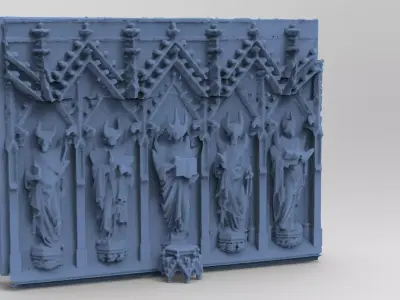 Dragon priest wall design 1 3D model