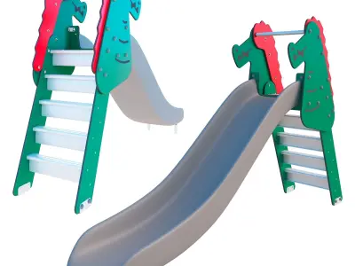 Children slides Kompan  3D model