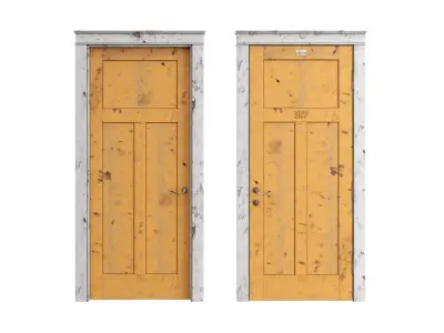 Doors Brothers Shaker door 3 3D model
