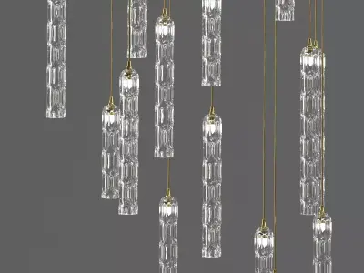 Shakuff chandelier 3D model