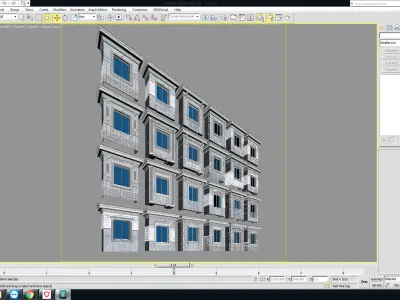 Architectural Window Model Detail  Low-poly 3D model