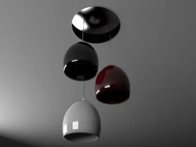 Chandelier pendant lamp 3D model