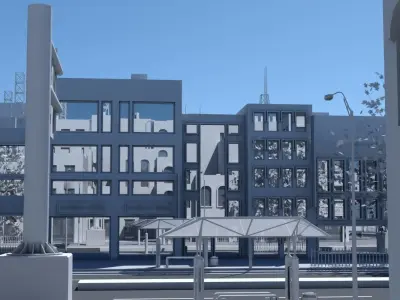 3D City Street 3D model