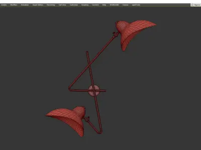 YORK SCONCE Low-poly 3D model