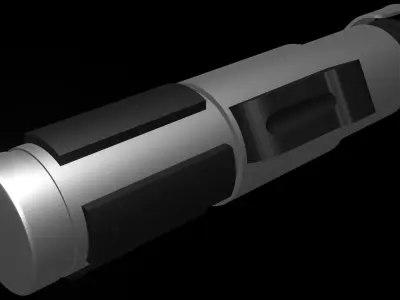 Yoda Lightsaber only handle 3D model