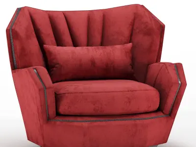 Visionnaire Hemingway Armchair 3D model