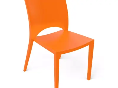 Plastic Designer Chair 3D model
