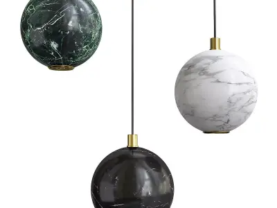 Bonn chandelier Low-poly 3D model