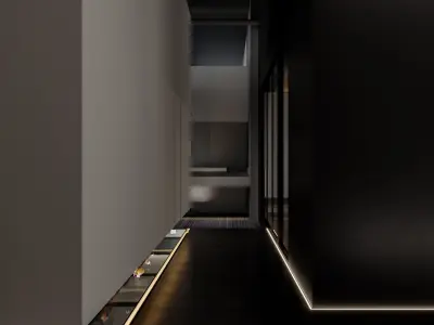 Minimalist Office 3D model