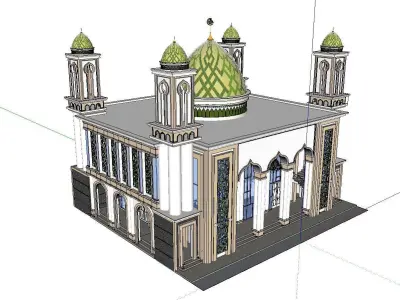 Architecture-Religion-God-Culture-Temple-0294 mosque 3D model