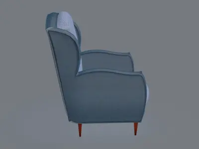 Carson Armchair 3D model