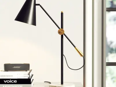 desk lamp 001 3D model
