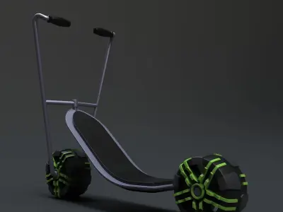 Sci Fi Scooter Concept 3D model
