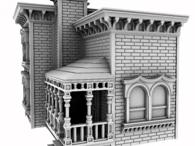 Victorian House model - Anna 3D print model