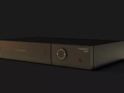 DVD Player GameReady - LowPoly with PBR Material Low-poly 3D model