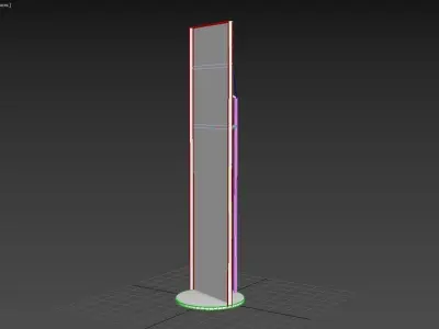 Ikea Vennesla mirror corona 3D model