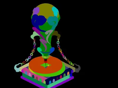 Money - Crystal Hammer 01 3D model
