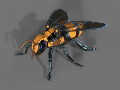 Robot Bee 3D model