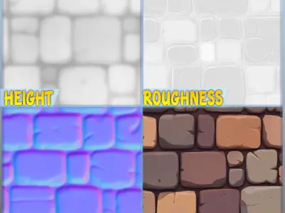 Stylized Wall Seamless Texture Texture 100