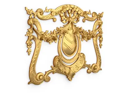 Classic decor ornament 61  3D print model