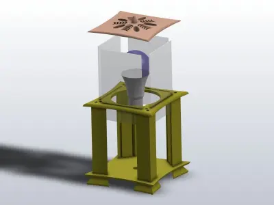 Litho Lamp 3D print model