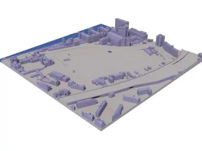 London city tile Level 2 block TQ3079 South East 3D model
