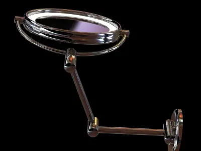 Jerdon led lighted wall mounted mirror 3D model