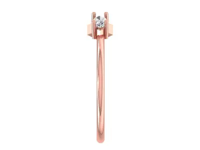 Women Open End Light Weight Band Ring 3D print model purchase