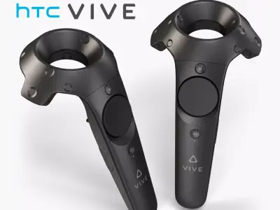 HTC Vive Controller for VR headset Low-poly 3D model