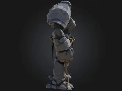 Stone Guardian  3D model