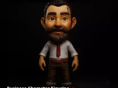 Whimsical Character Pack - Kitbash High-Poly Figure Collection 3D print model