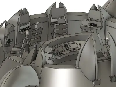 CIS command center 3D print model