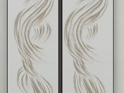 Decorative set Chest 3 3D model