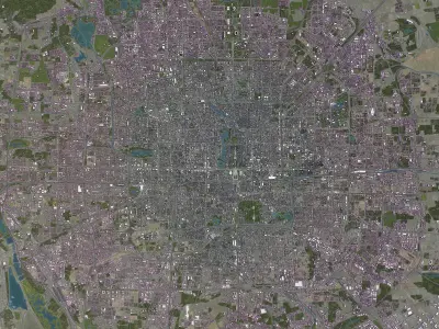 Beijing - City 3D Model Low-poly 3D model
