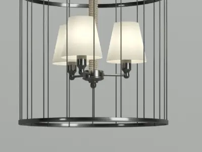 Hanging lamp LOFT HOUSE P-70 3D model