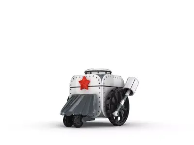 Funny Robot Character 3D model