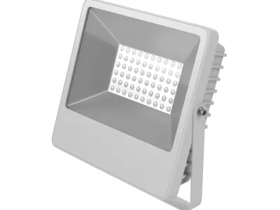 White Flood Light 3D model