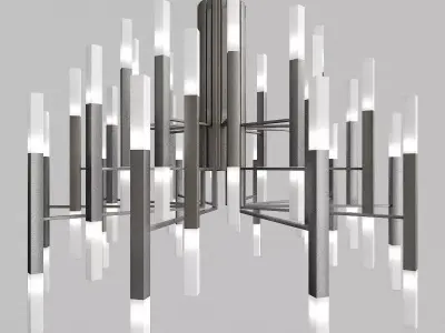 Stunning Artistic Chandelier 3D model