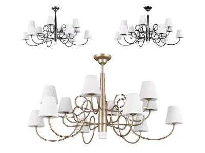 81413x Vortico Lightstar Chandelier 3D model