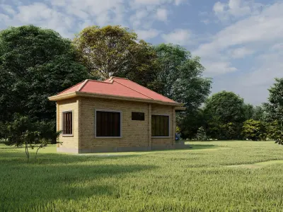 old house-Old Abandoned House 3D model