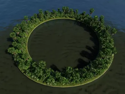 O Alphabet Island 3D model