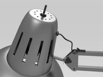 Flexible Desk Lamp 3D model