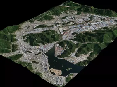 Changwon - South Korea 3D model